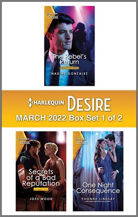 Cover image for Harlequin Desire March 2022 - Box Set 1 of 2