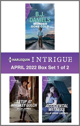 Cover image for Harlequin Intrigue April 2022 - Box Set 1 of 2