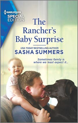 Cover image for The Rancher's Baby Surprise