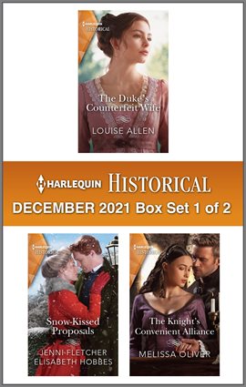 Cover image for Harlequin Historical December 2021 - Box Set 1 of 2