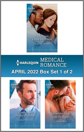 Cover image for Harlequin Medical Romance April 2022 - Box Set 1 of 2