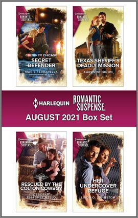 Cover image for Harlequin Romantic Suspense August 2021 Box Set
