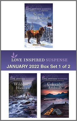 Cover image for Love Inspired Suspense January 2022 - Box Set 1 of 2