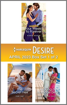 Cover image for Harlequin Desire April 2023 - Box Set 1 of 2