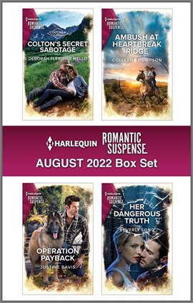 Cover image for Harlequin Romantic Suspense August 2022 - Box Set