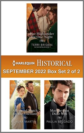 Cover image for Harlequin Historical September 2022 - Box Set 2 of 2