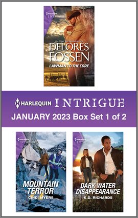 Cover image for Harlequin Intrigue January 2023 - Box Set 1 of 2