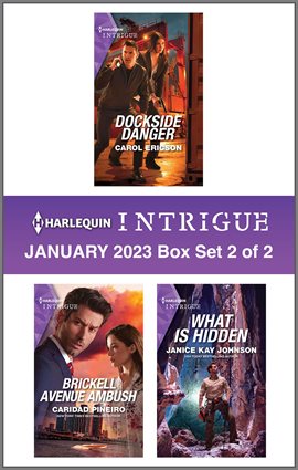 Cover image for Harlequin Intrigue January 2023 - Box Set 2 of 2
