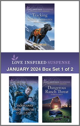 Cover image for Love Inspired Suspense January 2024- Box Set 1 of 2