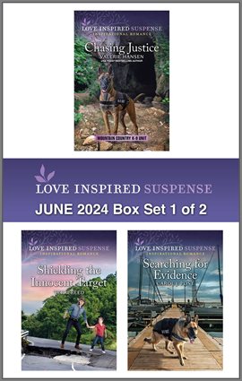 Cover image for Love Inspired Suspense June 2024 - Box Set 1 of 2