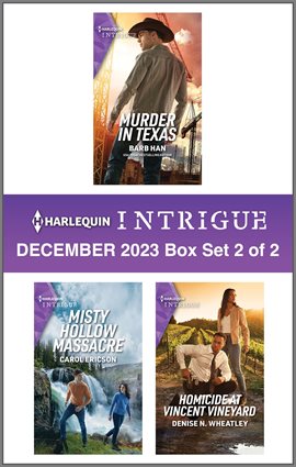 Cover image for Harlequin Intrigue December 2023 - Box Set 2 of 2