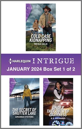 Cover image for Harlequin Intrigue January 2024 - Box Set 1 of 2