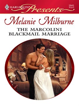 Cover image for The Marcolini Blackmail Marriage