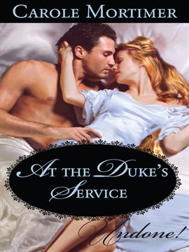 Cover image for At the Duke's Service
