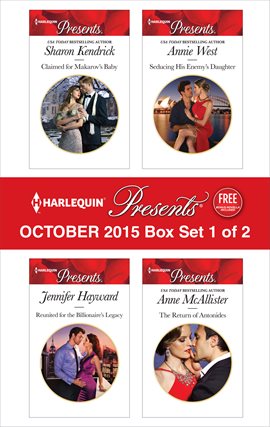 Cover image for Harlequin Presents October 2015 - Box Set 1 of 2