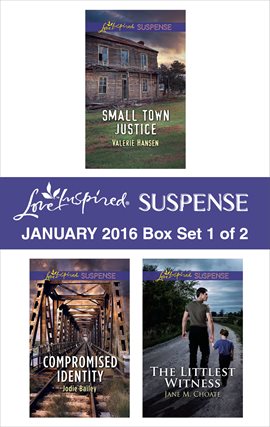 Cover image for Love Inspired Suspense January 2016 - Box Set 1 of 2