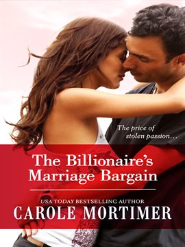 Cover image for The Billionaire's Marriage Bargain
