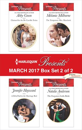 Cover image for Harlequin Presents March 2017 - Box Set 2 of 2