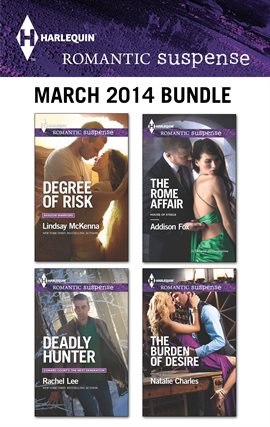 Cover image for Harlequin Romantic Suspense March 2014 Bundle