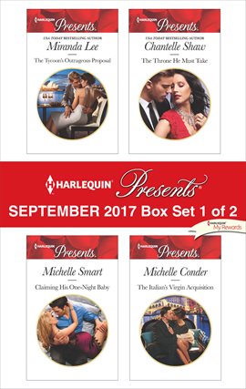 Cover image for Harlequin Presents September 2017 - Box Set 1 of 2