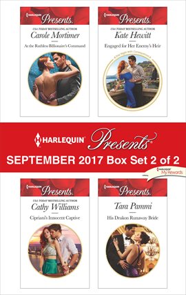 Cover image for Harlequin Presents September 2017 - Box Set 2 of 2