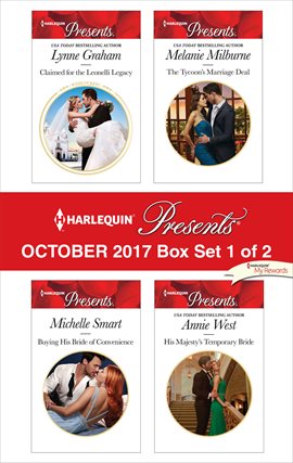 Cover image for Harlequin Presents October 2017 - Box Set 1 of 2