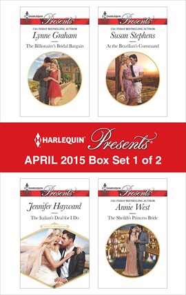 Cover image for Harlequin Presents April 2015 - Box Set 1 of 2