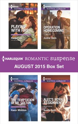 Cover image for Harlequin Romantic Suspense August 2015 Box Set