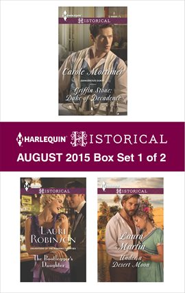 Cover image for Harlequin Historical August 2015 - Box Set 1 of 2