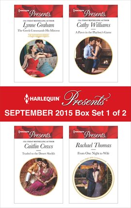 Cover image for Harlequin Presents September 2015 - Box Set 1 of 2