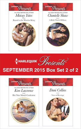 Cover image for Harlequin Presents September 2015 - Box Set 2 of 2