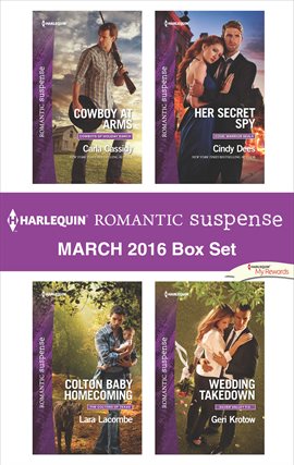 Cover image for Harlequin Romantic Suspense March 2016  Box Set