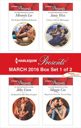 Cover image for Harlequin Presents March 2016 - Box Set 1 of 2