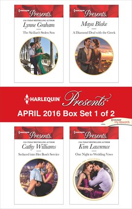 Cover image for Harlequin Presents April 2016 - Box Set 1 of 2