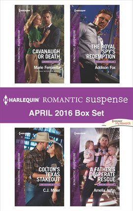 Cover image for Harlequin Romantic Suspense April 2016 Box Set