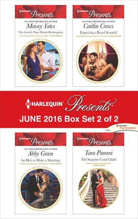 Cover image for Harlequin Presents June 2016 - Box Set 2 of 2