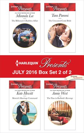 Cover image for Harlequin Presents July 2016 - Box Set 2 of 2