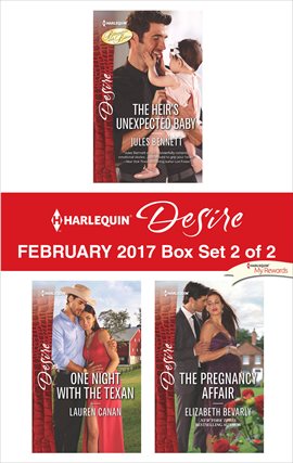 Cover image for Harlequin Desire February 2017 - Box Set 2 of 2