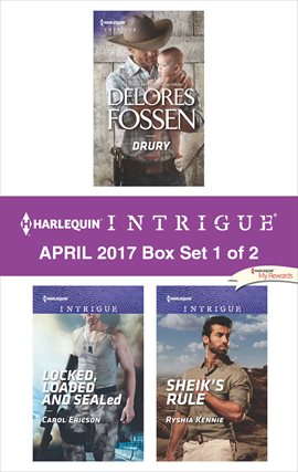Cover image for Harlequin Intrigue April 2017 - Box Set 1 of 2
