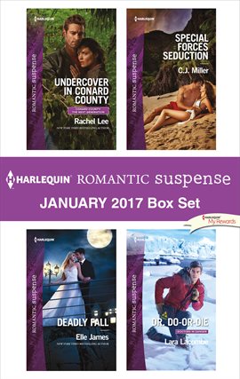 Cover image for Harlequin Romantic Suspense January 2017 Box Set