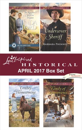 Cover image for Love Inspired Historical April 2017 Box Set