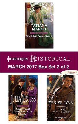 Cover image for Harlequin Historical March 2017 - Box Set 2 of 2