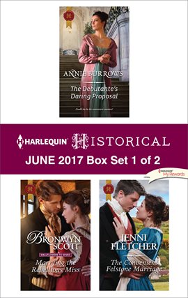 Cover image for Harlequin Historical June 2017 - Box Set 1 of 2