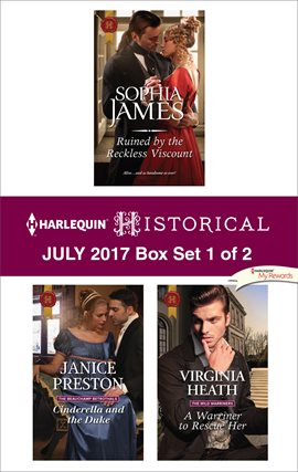 Cover image for Harlequin Historical July 2017 - Box Set 1 of 2