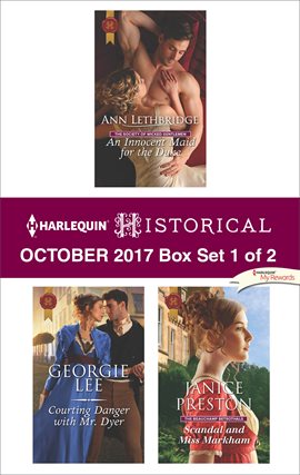 Cover image for Harlequin Historical October 2017 - Box Set 1 of 2