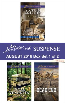 Cover image for Harlequin Love Inspired Suspense August 2016 - Box Set 1 of 2