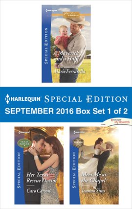 Cover image for Harlequin Special Edition September 2016 Box Set 1 of 2