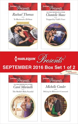 Cover image for Harlequin Presents September 2016 - Box Set 1 of 2