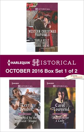 Cover image for Harlequin Historical October 2016 - Box Set 1 of 2