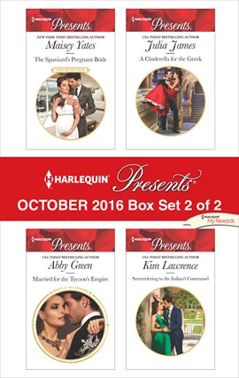 Cover image for Harlequin Presents October 2016 - Box Set 2 of 2